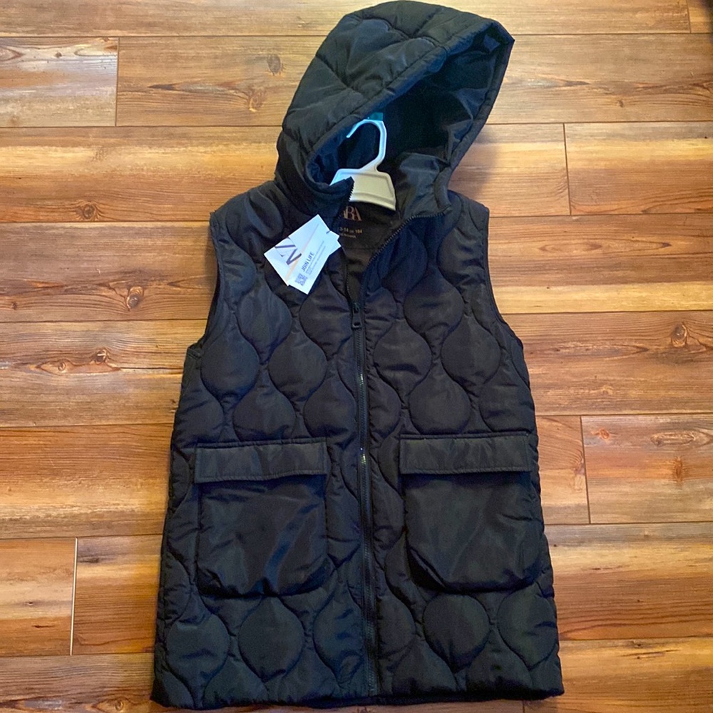 Zara Oversized Black Vest